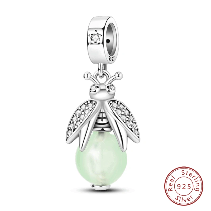 925 Sterling Silver Luminous Firefly Charms Pendant Fit Pandora 925 Original Bracelets DIY Jewelry
925 Sterling Silver Luminous Firefly Charms Pendant Fit Pandora 925 Original Bracelets DIY Jewelry