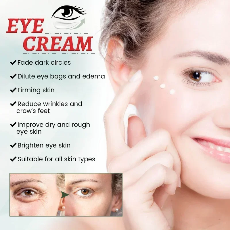 

Антивозрастной укрепляющий многослойный крем для кожи вокруг глаз, от морщин и тёмных кругов
