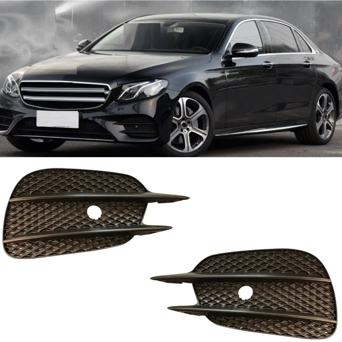 Car front bars air mesh fog light frame Foglight frame for Mercedes-Benz W213 E class E200 E260 E300 E400 2016
Car front bars air mesh fog light frame Foglight frame for Mercedes-Benz W213 E class E200 E260 E300 E400 2016