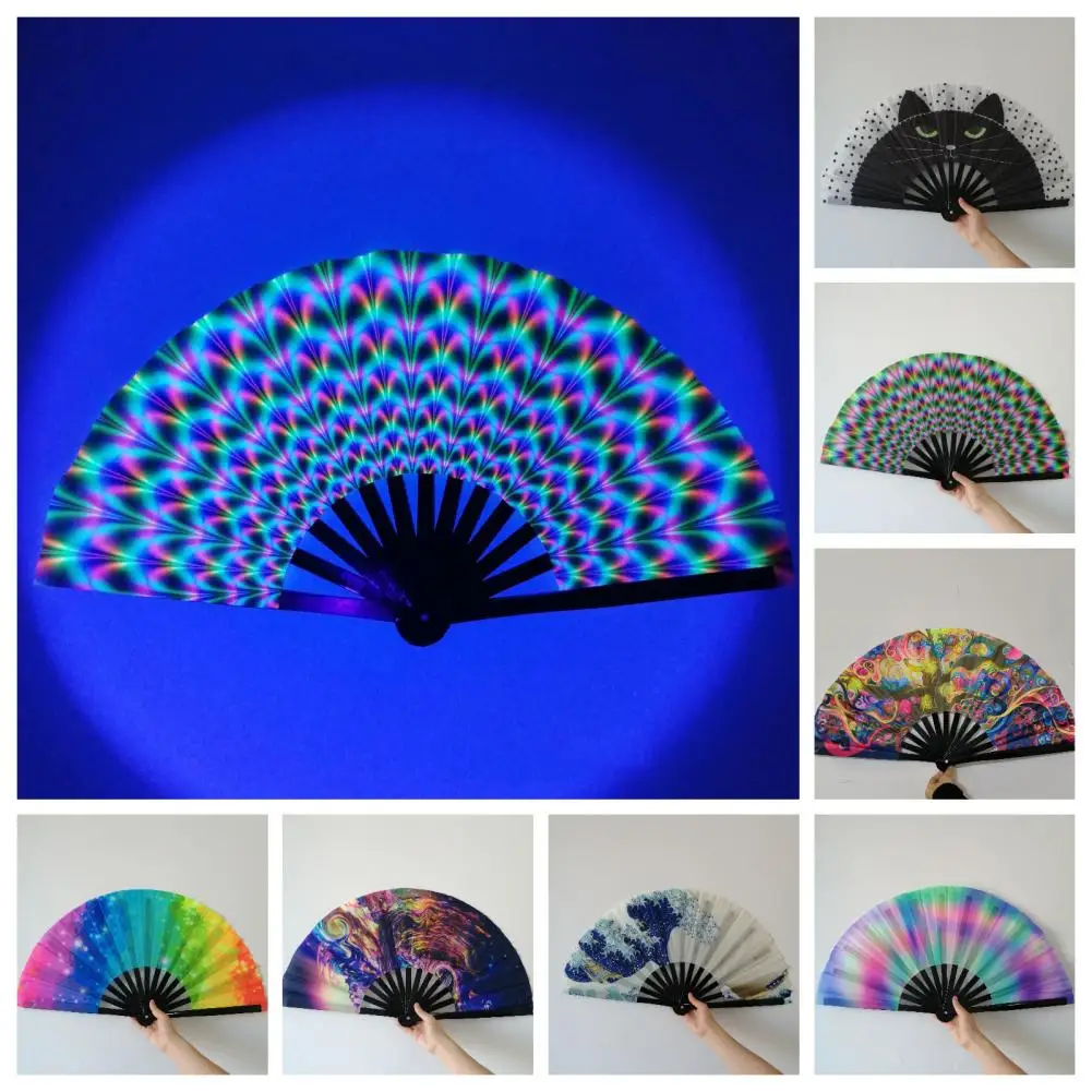 Folding Fan Colorful Rave Fans Bamboo Ribs Hand Fans for Festival Dancing Parties Decorative Gifts for Men Women Wedding
Folding Fan Colorful Rave Fans Bamboo Ribs Hand Fans for Festival Dancing Parties Decorative Gifts for Men Women Wedding
