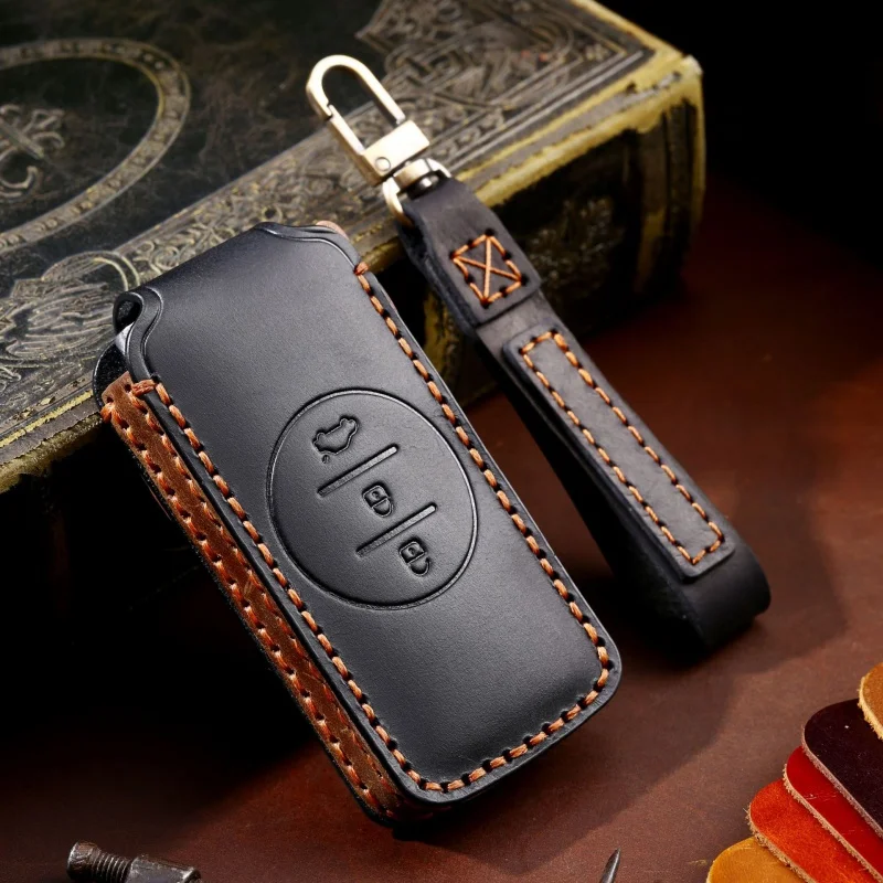 For New Leather Car Key Case Cover Fob Protector for Chery Tiggo 8 Arrizo 5 Pro Gx 5x EQ7 Exeed 400t Txl Keychain Holder
For New Leather Car Key Case Cover Fob Protector for Chery Tiggo 8 Arrizo 5 Pro Gx 5x EQ7 Exeed 400t Txl Keychain Holder