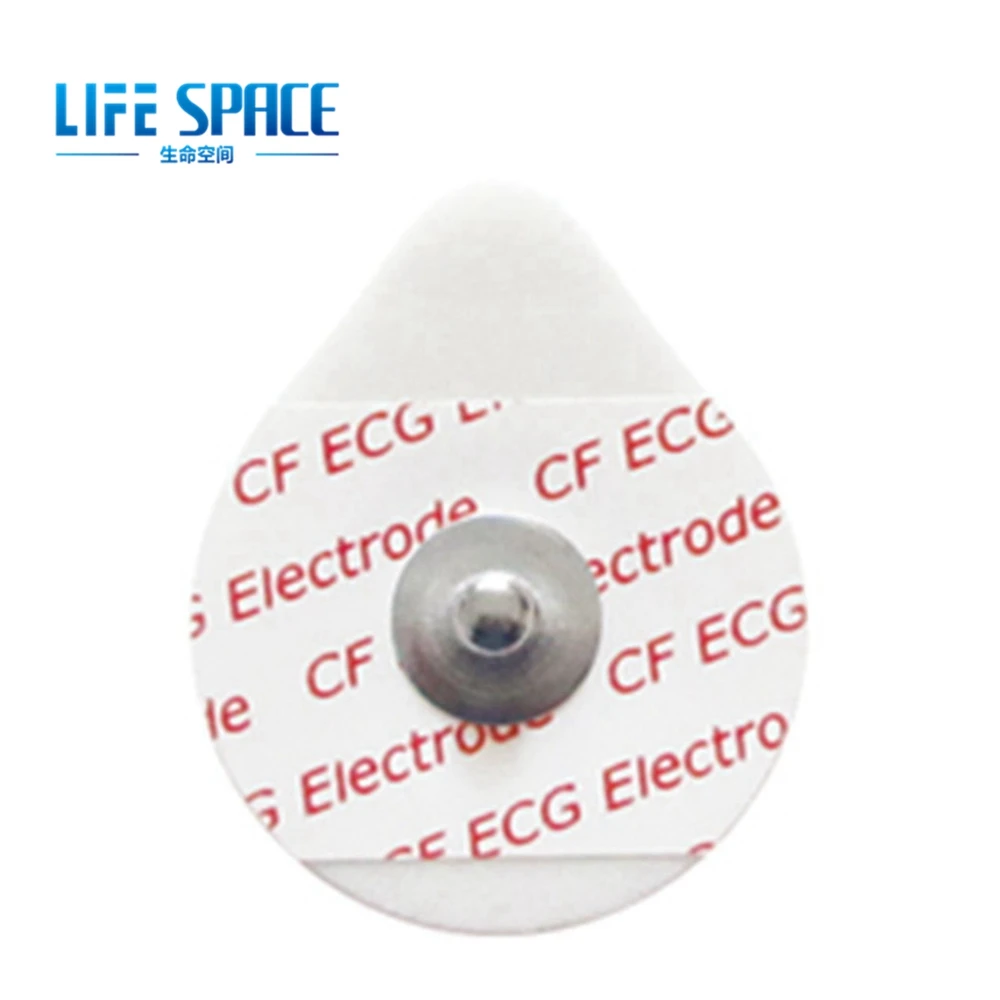 

50 шт. одноразовый элктродер, новорожденный элтродер, размер 30*36 мм, основной кнопочный вкладыш foma с Ag/Agcl для подключения кабеля ЭКГ