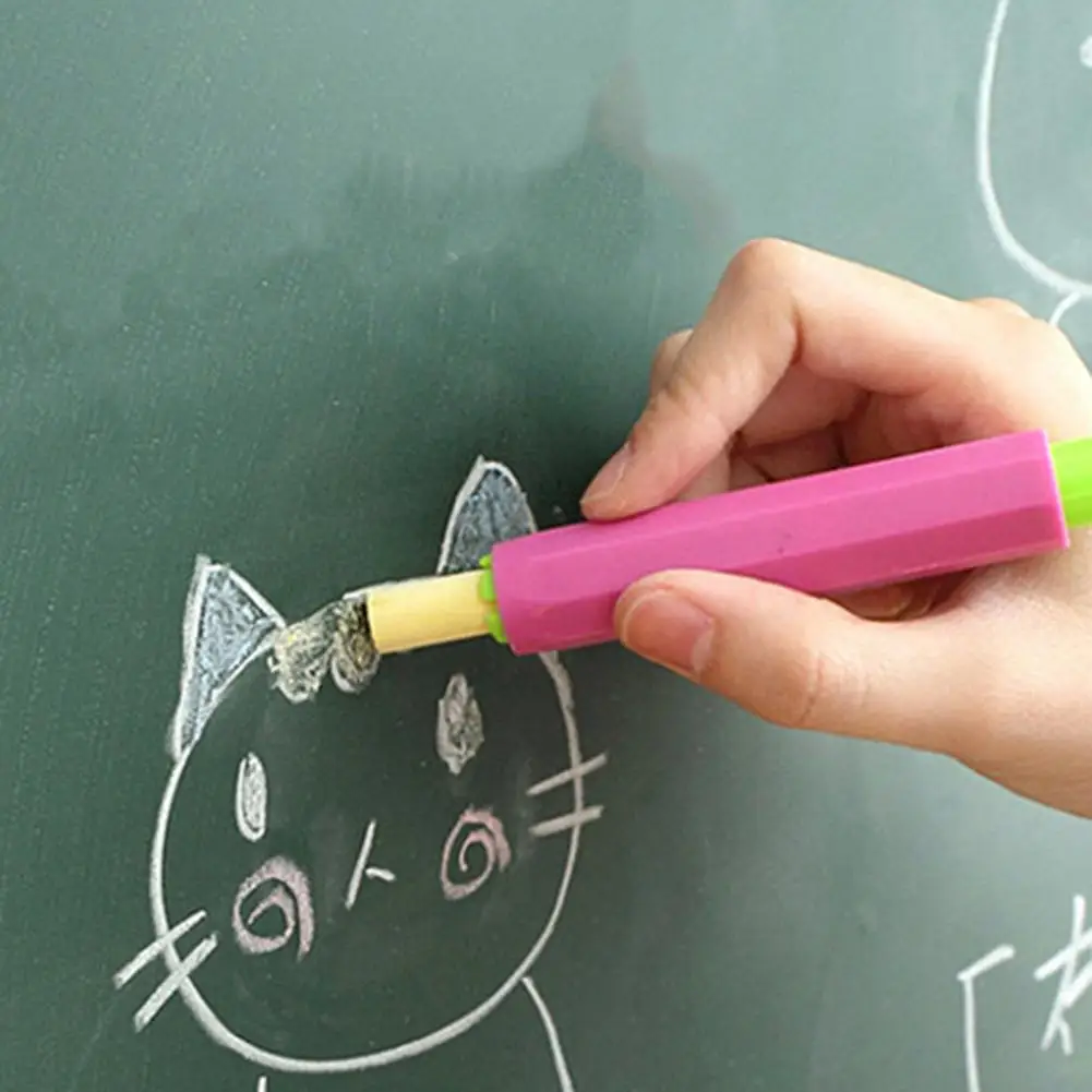 10 шт. практичные держатели для мела, регулируемые пыленепроницаемые удобные держатели для письменных принадлежностей для учителей, держатели для мелов 
10 шт. практичные держатели для мела, регулируемые пыленепроницаемые удобные держатели для письменных принадлежностей для учителей, держатели для мелов