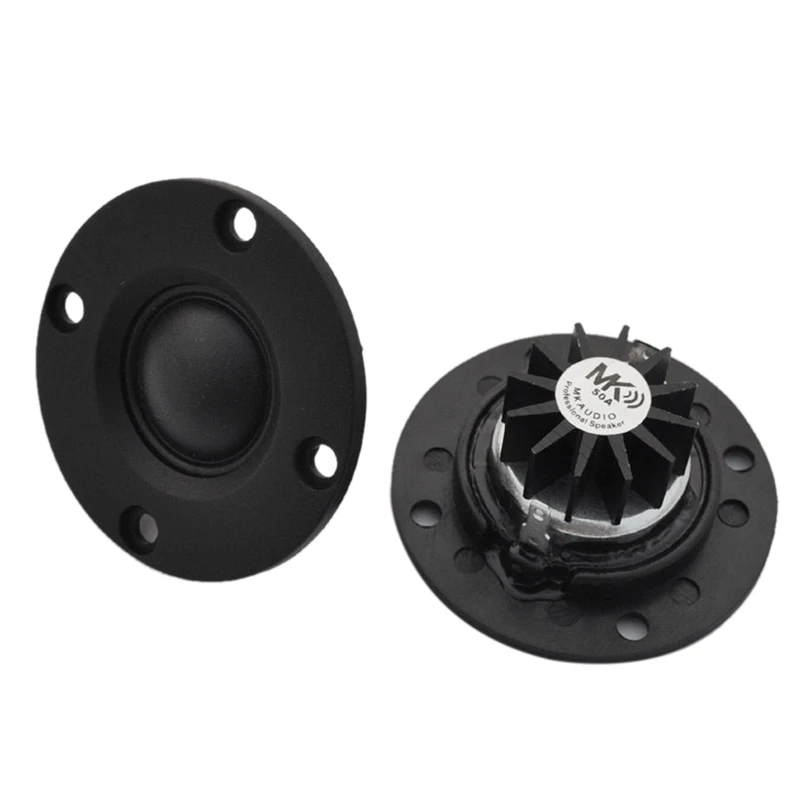 Tweeter Speaker 6 Ohm 30W Hifi Soft Dome Silk Film Treble Loudspeaker Neodymium Toothed Heat Sink 10Pcs
Tweeter Speaker 6 Ohm 30W Hifi Soft Dome Silk Film Treble Loudspeaker Neodymium Toothed Heat Sink 10Pcs