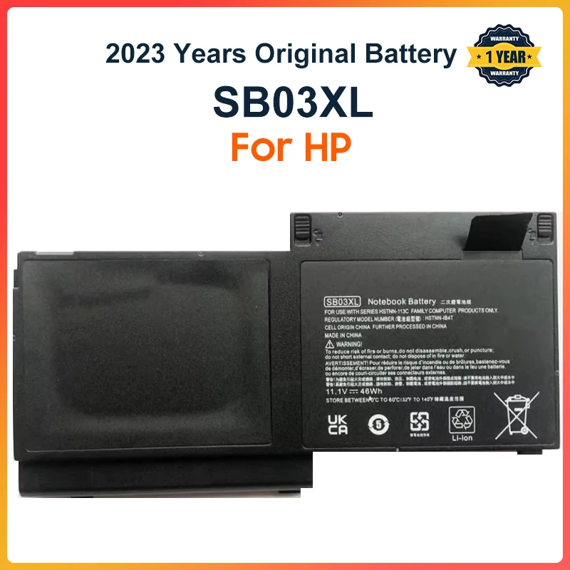 Аккумулятор SB03XL для HP EliteBook 820 720 725 G1 G2 HSTNN-IB4T 716726-1C1 HSTNN-LB4T SB03046XL 717378-001 11,25 V 46WH
Аккумулятор SB03XL для HP EliteBook 820 720 725 G1 G2 HSTNN-IB4T 716726-1C1 HSTNN-LB4T SB03046XL 717378-001 11,25 V 46WH