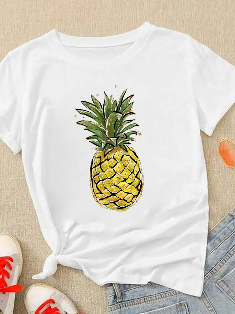 Pineapple Fruit 90s Trend Printing T-Shirt Women Lady Tshirts Printed Fashion Casual Tee Clothing Short Sleeve Graphic T Top
Pineapple Fruit 90s Trend Printing T-Shirt Women Lady Tshirts Printed Fashion Casual Tee Clothing Short Sleeve Graphic T Top