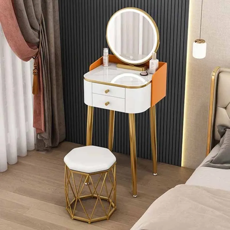 Luxury Makeup Dressing Table Mirror Apartment Multifunctional Nordic Dressing Table Organizer Penteadeira Home Decoration
Luxury Makeup Dressing Table Mirror Apartment Multifunctional Nordic Dressing Table Organizer Penteadeira Home Decoration