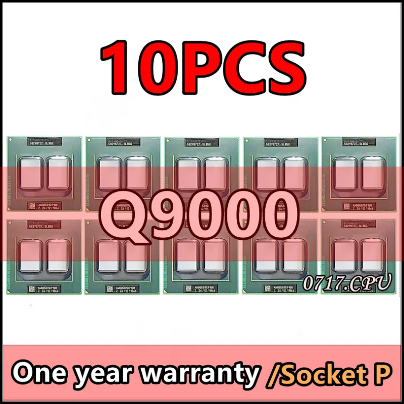 10pcs Q9000 SLGEJ Quad-Core 2.0 GHz Quad-Thread Prosesor CPU 6M 45 Watt Soket P
10pcs Q9000 SLGEJ Quad-Core 2.0 GHz Quad-Thread Prosesor CPU 6M 45 Watt Soket P