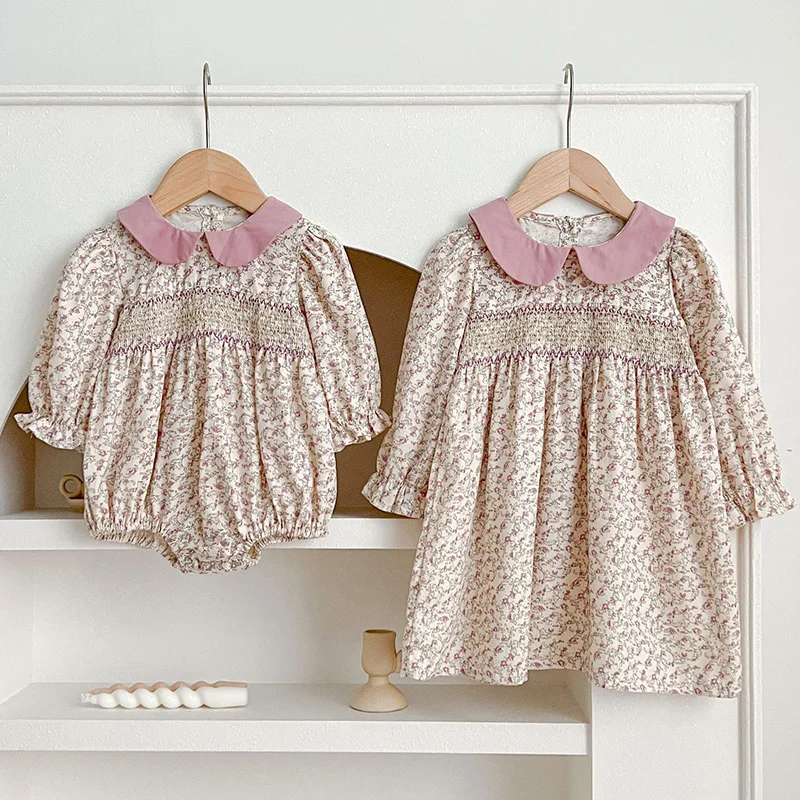 Spring Sisters Clothes Girls Princess Dress Long Sleeved Cotton Floral Printing Kids Party Dresses Toddler Bodysuits
Spring Sisters Clothes Girls Princess Dress Long Sleeved Cotton Floral Printing Kids Party Dresses Toddler Bodysuits