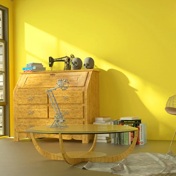 

Solid color wallpaper modern minimalist bedroom lemon yellow living room orange yellow bright yellow wallpaper wallpap