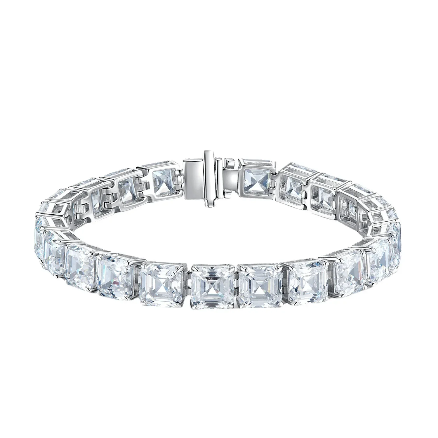 

2023 New S925 Sterling Silver Bracelet Full Diamond Pagoda Bracelet Fashionable and Elegant Ins Mingyuan Style