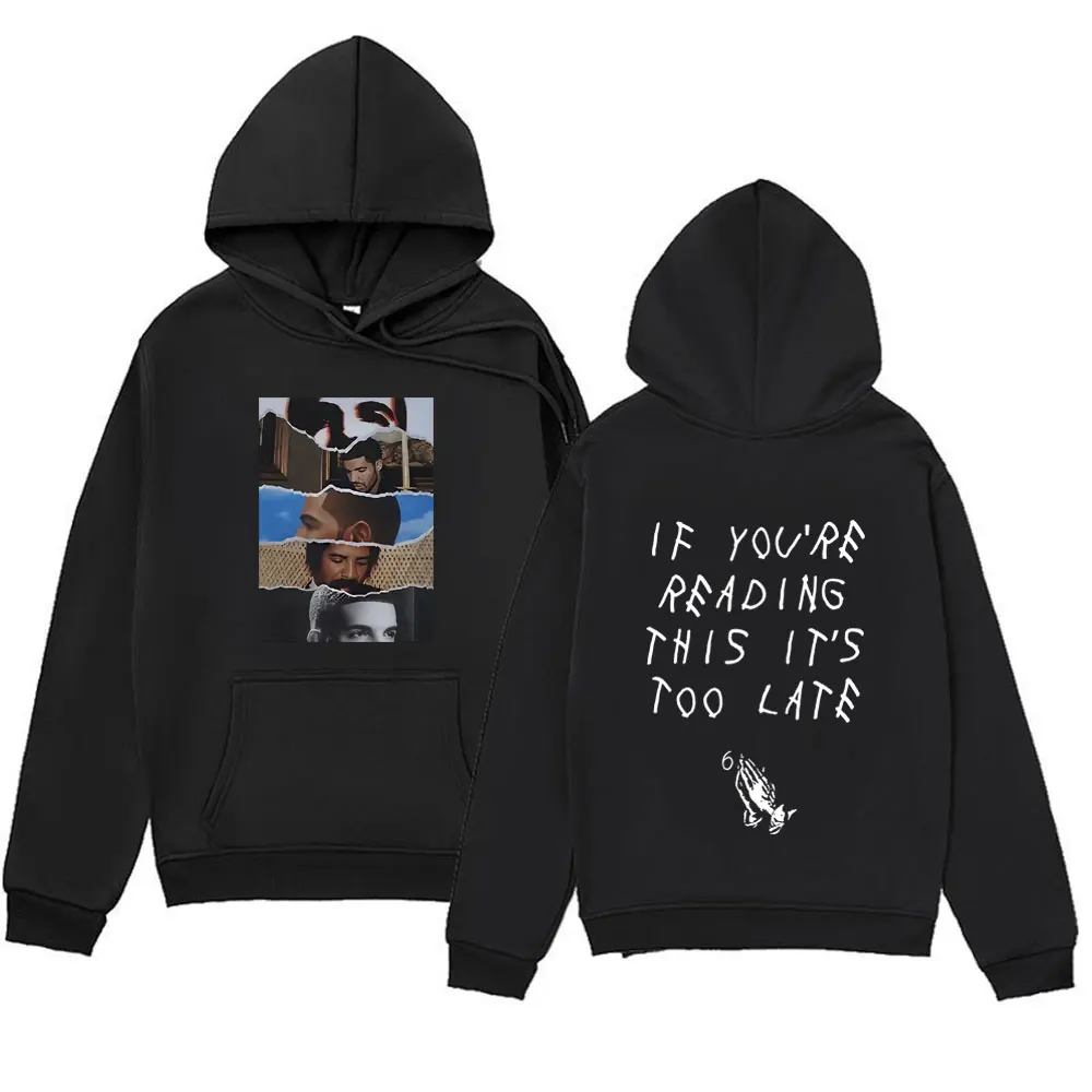 Rapper Drake 2023 New Albums Hoodies If You Are Reading This It Is Too Late Print Hoodie Men Women Harajuku Oversized Sweatshirt
Rapper Drake 2023 New Albums Hoodies If You Are Reading This It Is Too Late Print Hoodie Men Women Harajuku Oversized Sweatshirt