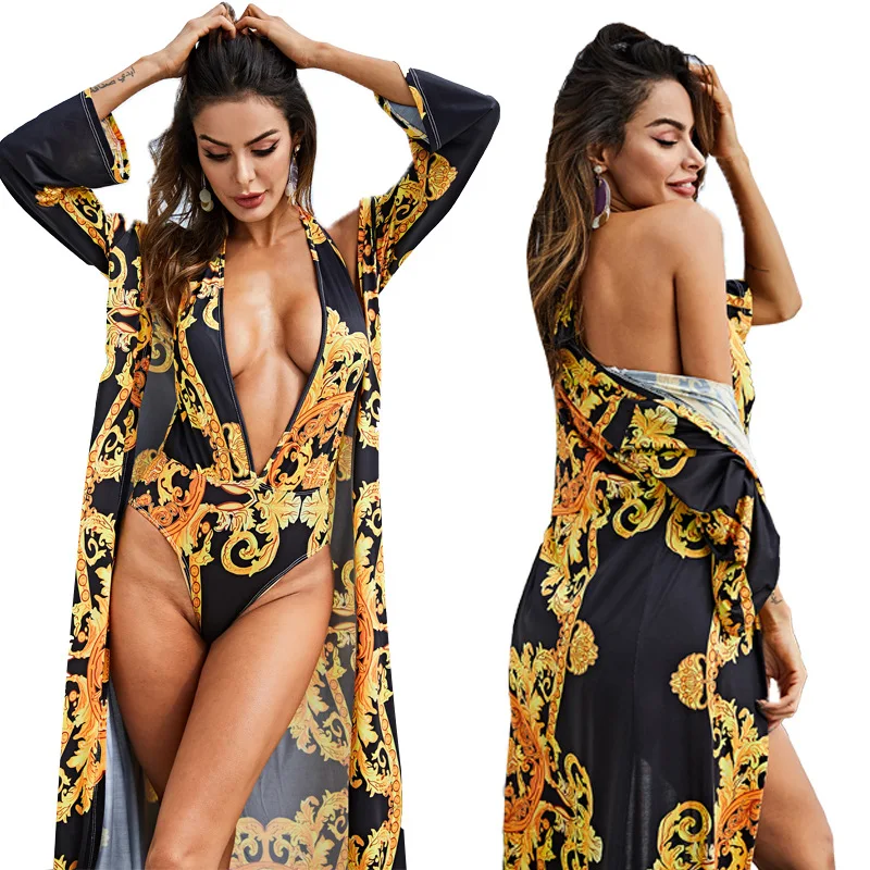 2 Pieces Sets 1 Kimono + 1 Swimsuit Female Bodysuits Swim Suits Summer Women Swimwear Large Size High Cut Bathing Suit
2 Pieces Sets 1 Kimono + 1 Swimsuit Female Bodysuits Swim Suits Summer Women Swimwear Large Size High Cut Bathing Suit
