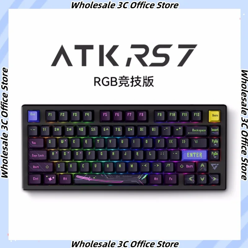 Игровая клавиатура ATK RS7 с магнитным переключателем, RGB 8K, умная скоростная Механическая Проводная клавиатура с быстрым запуском для различных геймеров, ПК, подарки
Игровая клавиатура ATK RS7 с магнитным переключателем, RGB 8K, умная скоростная Механическая Проводная клавиатура с быстрым запуском для различных геймеров, ПК, подарки