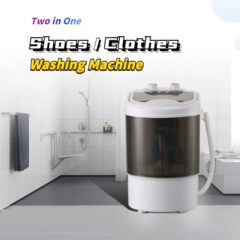 New Two in One Shoe and Clothes Washing Machine Small Single Bucket Household Mini Shoe Washing Machine Washer
New Two in One Shoe and Clothes Washing Machine Small Single Bucket Household Mini Shoe Washing Machine Washer