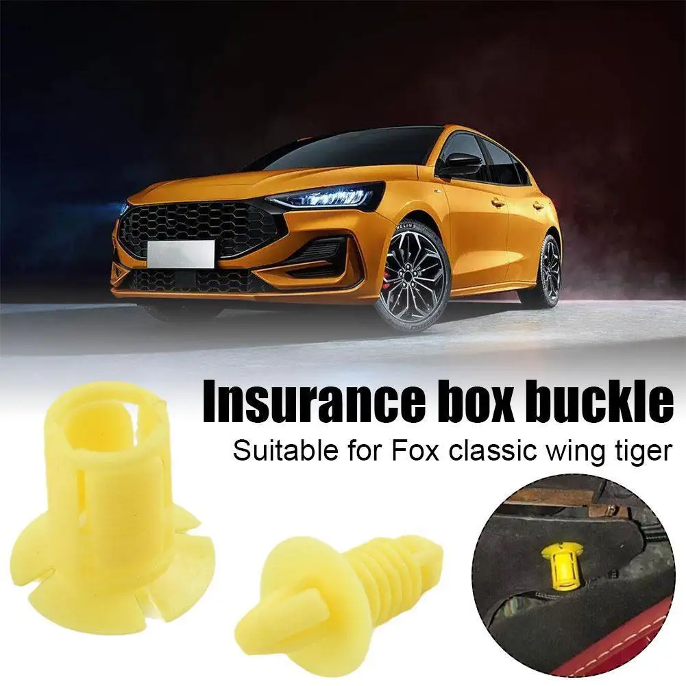 

2Pcs Copilot Fuse Box Cover Plate Clip Hot Sale Front Dash Insulator Fastener Clips For Ford Focus For Fiesta Insulator Fastener