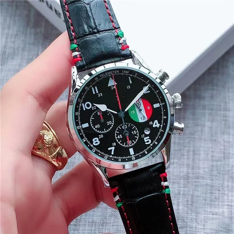 Men's Luxury Watch Casual Quartz Watch Leather Strap Black and White Dial Automatic Date Multifunction Timer Luminous Six-Needle
Men's Luxury Watch Casual Quartz Watch Leather Strap Black and White Dial Automatic Date Multifunction Timer Luminous Six-Needle