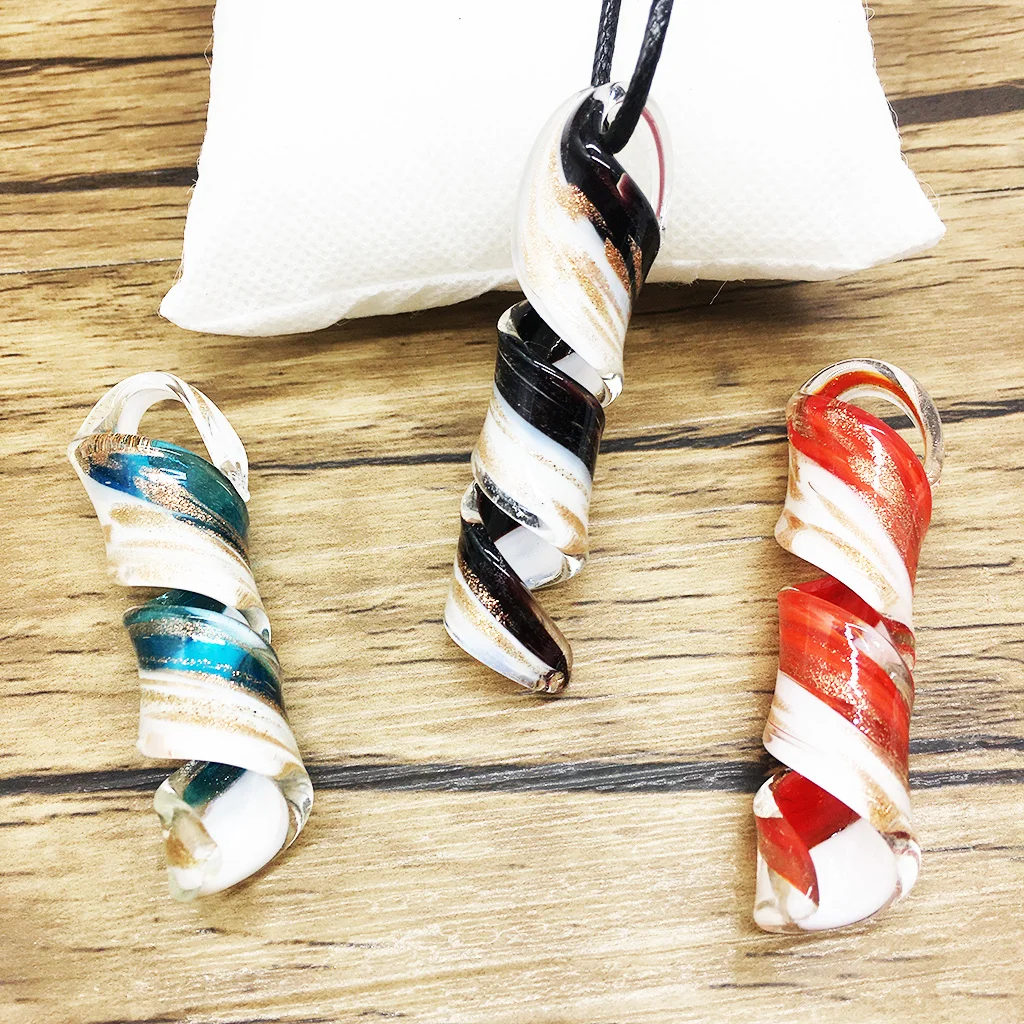 3 PCS Chinese Style Handmade Murano Glass Screw Lampwork Pendant Necklace Earrings For Women Blue Black Whirlwind Free Shipping 
3 PCS Chinese Style Handmade Murano Glass Screw Lampwork Pendant Necklace Earrings For Women Blue Black Whirlwind Free Shipping
