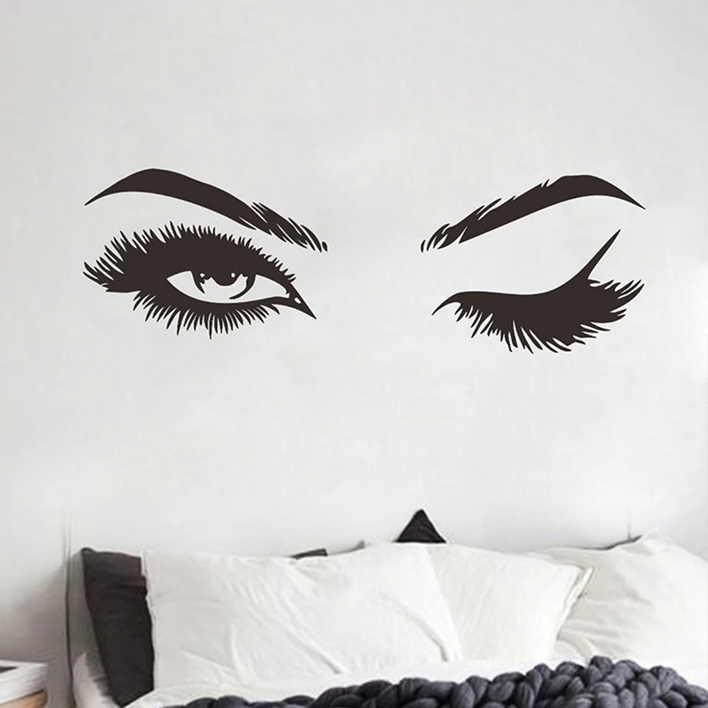 Woman Eye Wall Sticker Eyes Quote Wall Stickers Vinyl Eyelashes Wall Decals For Girls Bedroom Eyebrows Store Beauty Salon Decor
Woman Eye Wall Sticker Eyes Quote Wall Stickers Vinyl Eyelashes Wall Decals For Girls Bedroom Eyebrows Store Beauty Salon Decor