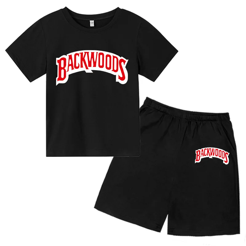 Summer Boys Girl T-shirts Suits 2Pcs 2-12 Years Toddler Children Cotton Casual Tops Short Sleeve Clothes Sets BACKWOODS Print
Summer Boys Girl T-shirts Suits 2Pcs 2-12 Years Toddler Children Cotton Casual Tops Short Sleeve Clothes Sets BACKWOODS Print