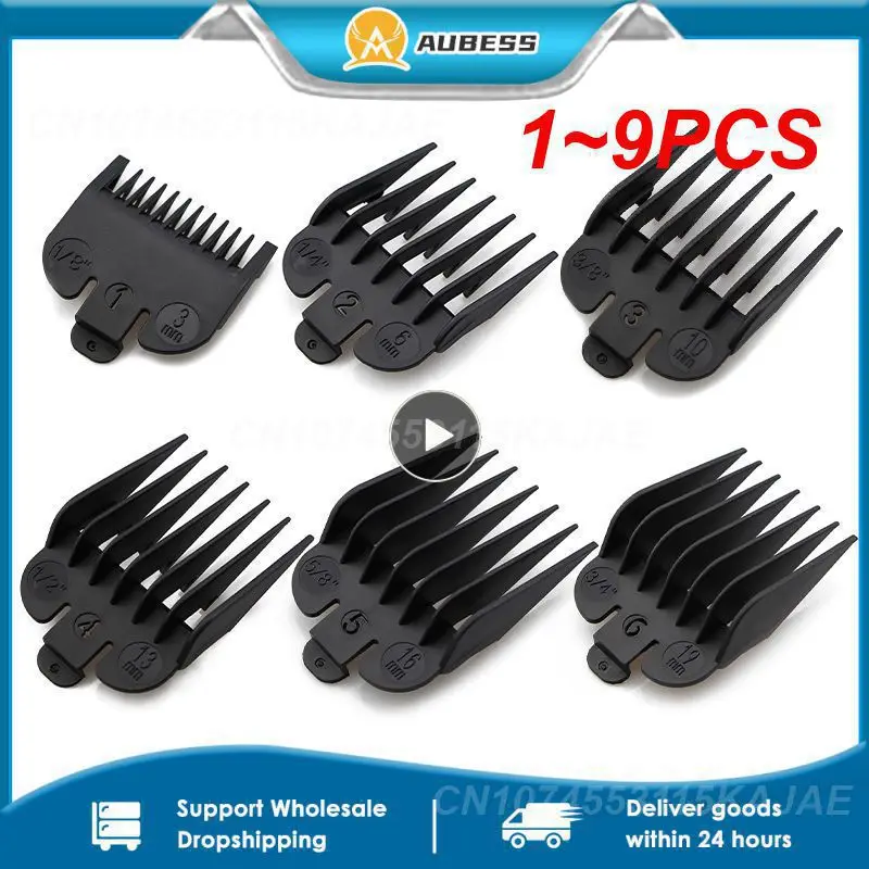 

1~9PCS Kemei Hair Clipper Limit Comb Guide Attachment Size Barber Replacement 3/6/10/13/16/19/22/25/1.5/4.5mm