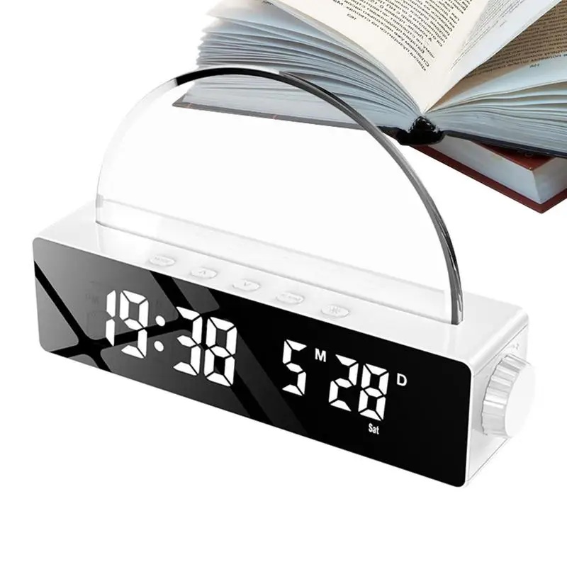 Sunrise Wake Up Light Mirror Clock Alarm Clock Night Light 7 Colors Natural Multi Functional Electronic Clock Simple Led Clock
Sunrise Wake Up Light Mirror Clock Alarm Clock Night Light 7 Colors Natural Multi Functional Electronic Clock Simple Led Clock