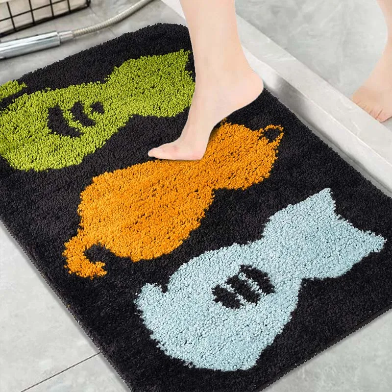 Коврик для ванной Kawaii Cat, утолщенный впитывающий нескользящий коврик для ванной, милый мультяшный ковер для гостиной, спальни, кухни, домашние коврики для ног
Коврик для ванной Kawaii Cat, утолщенный впитывающий нескользящий коврик для ванной, милый мультяшный ковер для гостиной, спальни, кухни, домашние коврики для ног