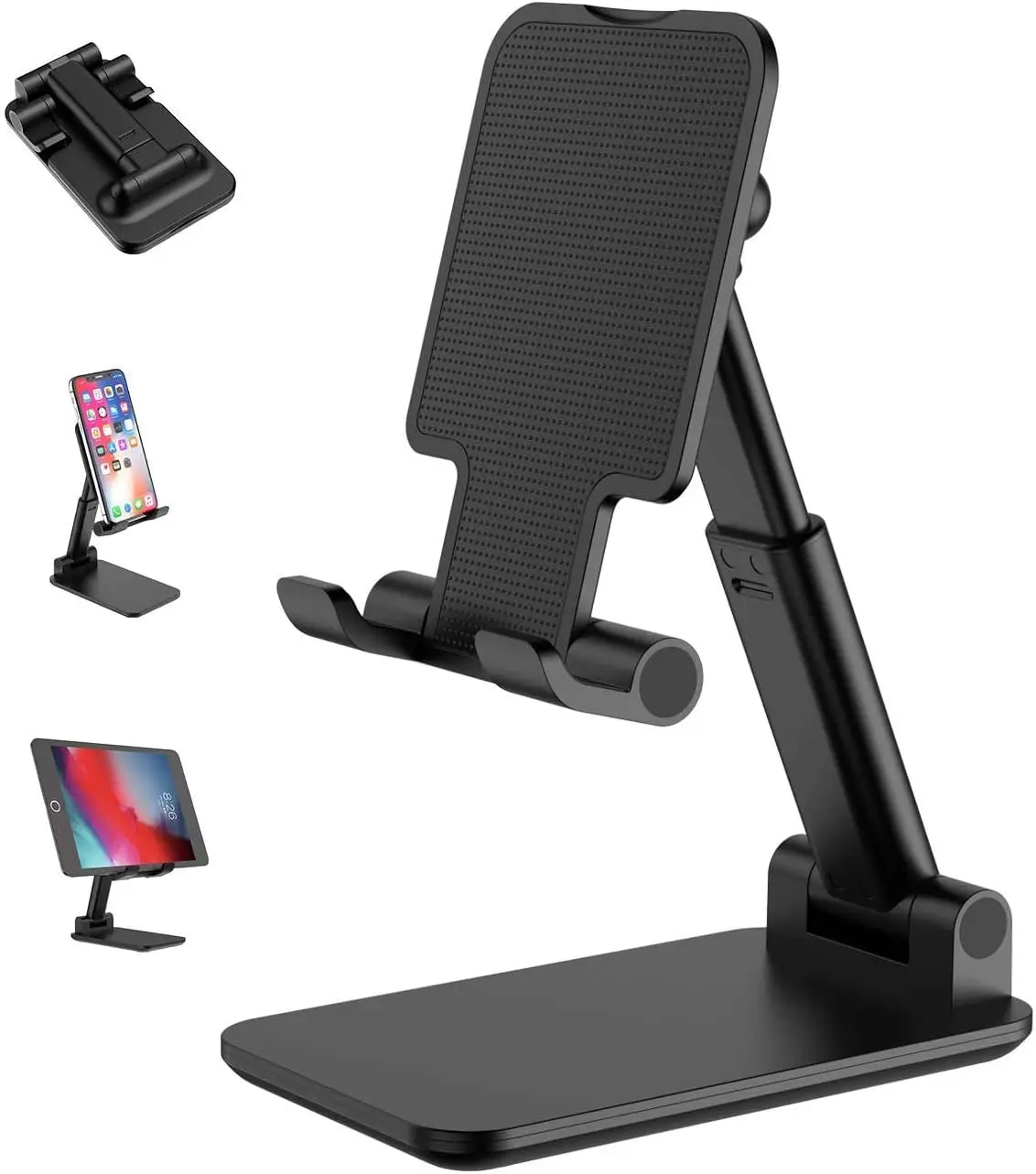 Suitable for desktop, angle and height adjustable mobile phone stand compatible with mobile , convenient and practical
Suitable for desktop, angle and height adjustable mobile phone stand compatible with mobile , convenient and practical
