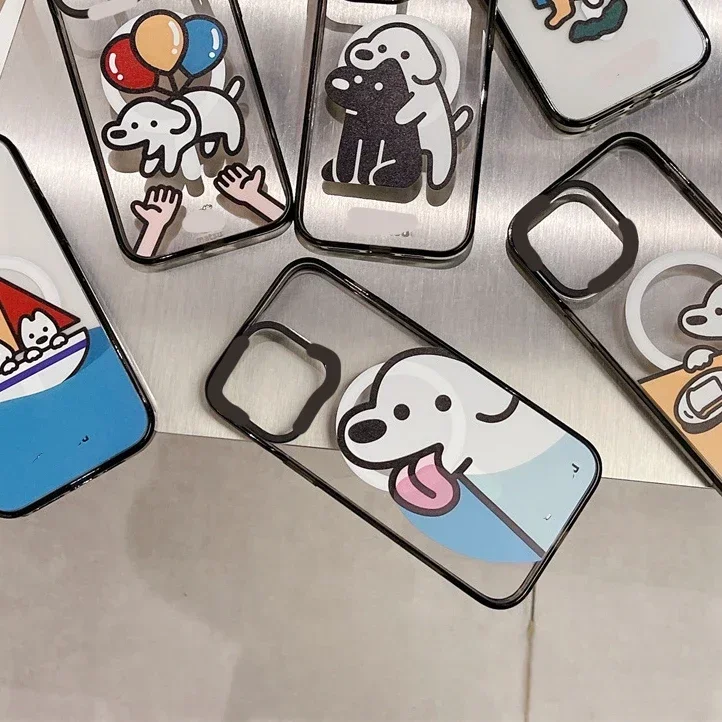 MagSafe Dog Transparent Acrylic Phone Case Cover for IPhone 11 12 13 14 15 Pro Max Case for IPhone 15 Pro Max
MagSafe Dog Transparent Acrylic Phone Case Cover for IPhone 11 12 13 14 15 Pro Max Case for IPhone 15 Pro Max