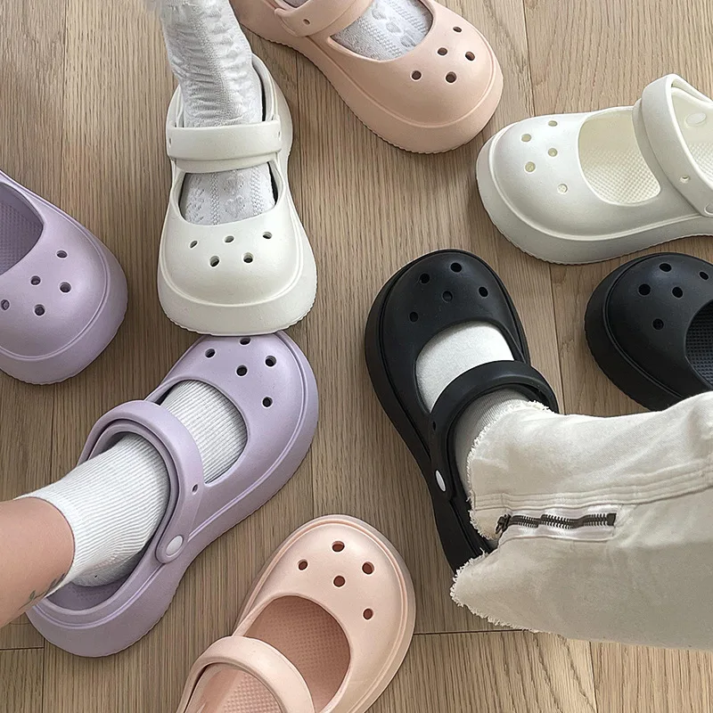 Cute Clogs Women's Summer Thick Sole Super Soft Non-slip Office Baotou Half Slippers Women Outside Wear Summer Slippers Womens
Cute Clogs Women's Summer Thick Sole Super Soft Non-slip Office Baotou Half Slippers Women Outside Wear Summer Slippers Womens