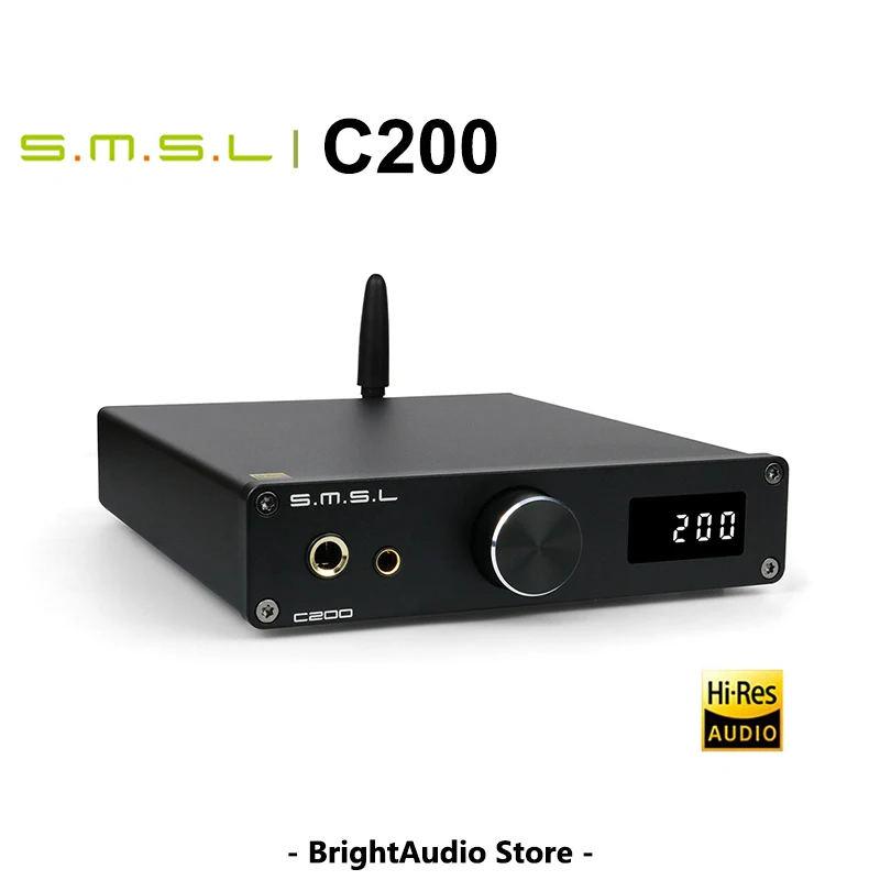 SMSL C200 Hi-Res Audio Decoder USB DAC Headphone Amp ES9038Q2M OPA1612A*4 chips Bluetooth 5.0 TRS 4.4/6.35mm Output for PS4 PS5
SMSL C200 Hi-Res Audio Decoder USB DAC Headphone Amp ES9038Q2M OPA1612A*4 chips Bluetooth 5.0 TRS 4.4/6.35mm Output for PS4 PS5