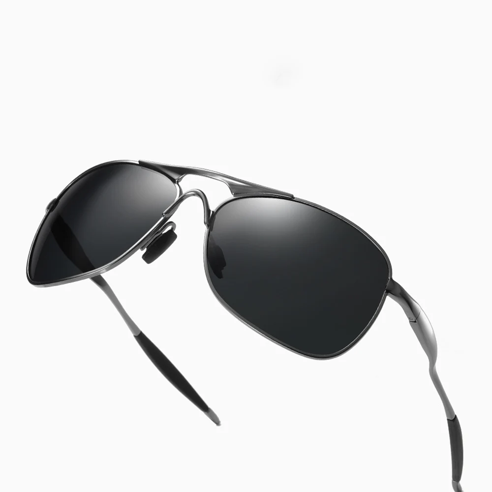 

AL-mg Alloy Cool Men Pilot Sun Glasses Polarized Mirror Sunglasses Custom Made Myopia Minus Prescription Lens -1 to -6