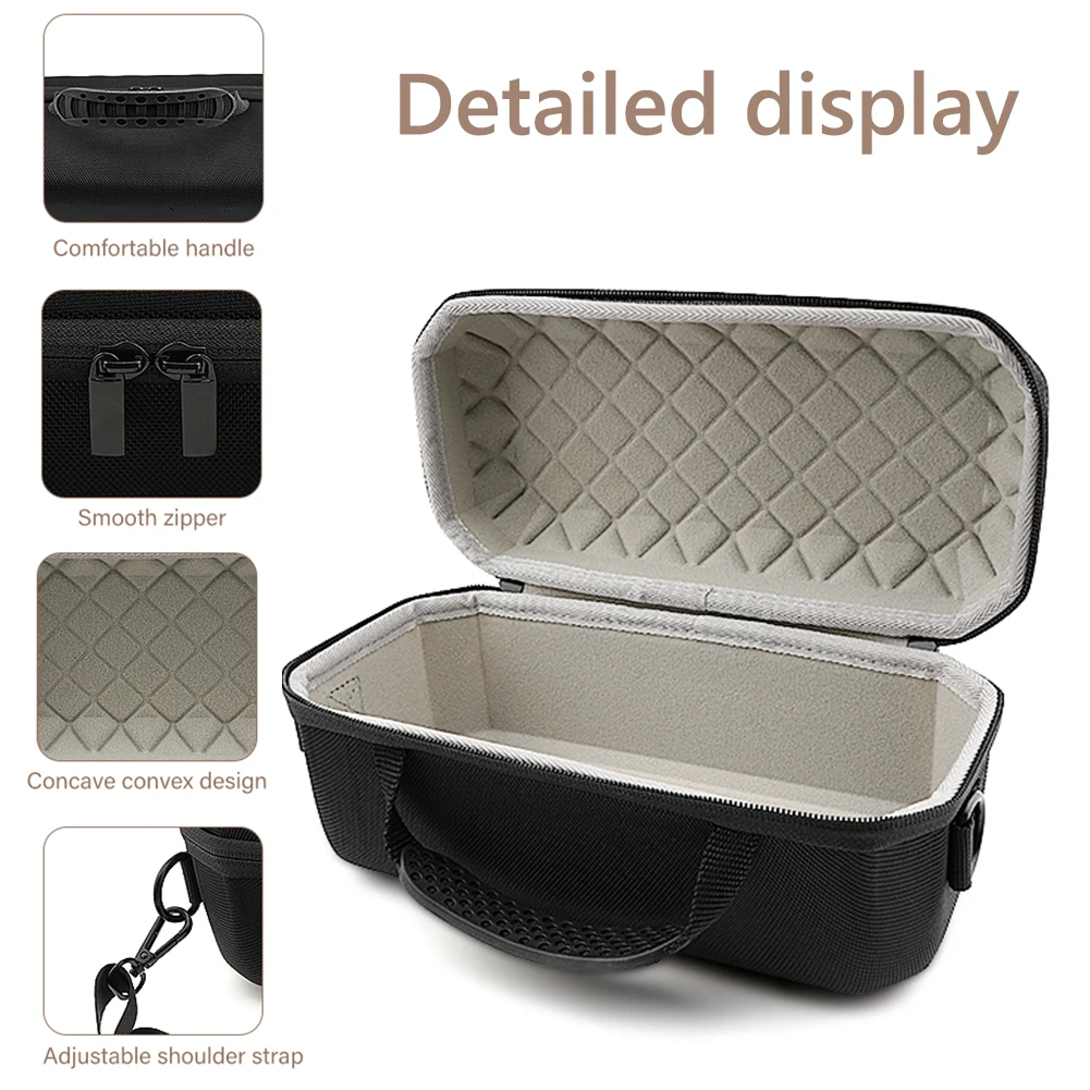 Hard EVA Travel Box with Adjustable Shoulder Strap Storage Bag Shoulder Bag for JBL Charge 6 Portable BT Speaker Hard EVA Travel Box with Adjustable Shoulder Strap Storage Bag Shoulder Bag for JBL Charge 6 Portable BT Speaker