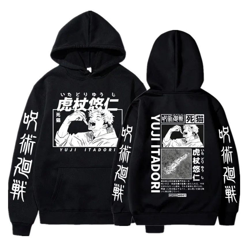 Anime Jujutsu Kaisen Itadori Yuji Print Hoodie Manga Streetwear High Quality Pullover Men Women Retro Fashion Sweatshirt Hoodies
Anime Jujutsu Kaisen Itadori Yuji Print Hoodie Manga Streetwear High Quality Pullover Men Women Retro Fashion Sweatshirt Hoodies