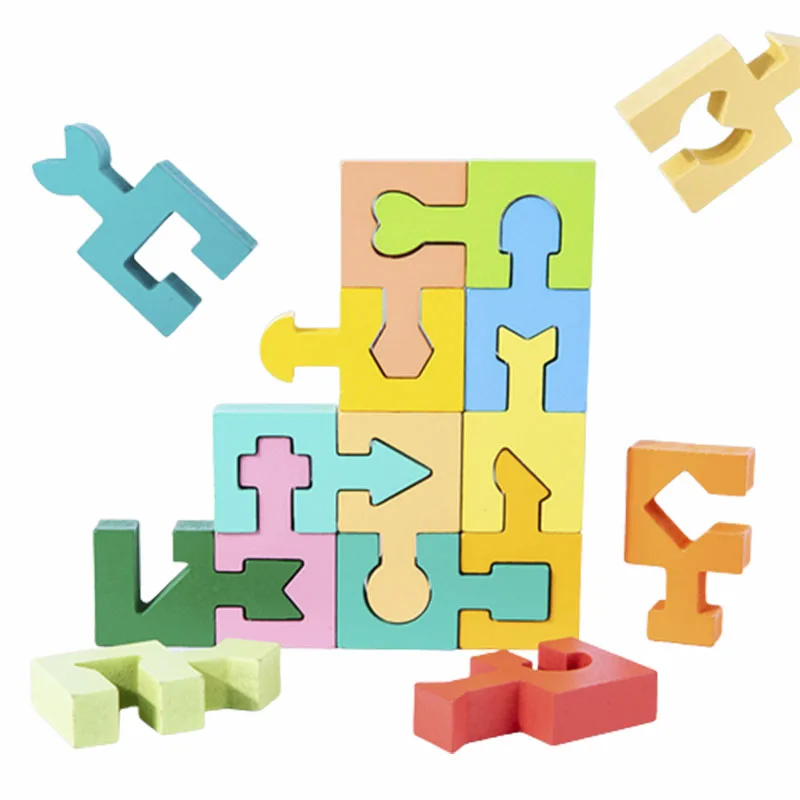Wooden Montessori 3D Geometric Shape Matching Puzzles Logical Thinking Game Fine Motor Training Early Education Cognition Toys
Wooden Montessori 3D Geometric Shape Matching Puzzles Logical Thinking Game Fine Motor Training Early Education Cognition Toys