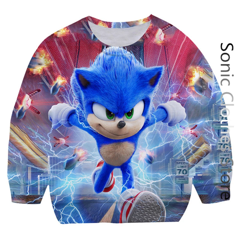 New Sonic Sweatshirts Hoodies Girls Boys Cartoon Graphic Kids Sonic Long Sleeves Men Women Sweatshirt 3-14 Y
New Sonic Sweatshirts Hoodies Girls Boys Cartoon Graphic Kids Sonic Long Sleeves Men Women Sweatshirt 3-14 Y