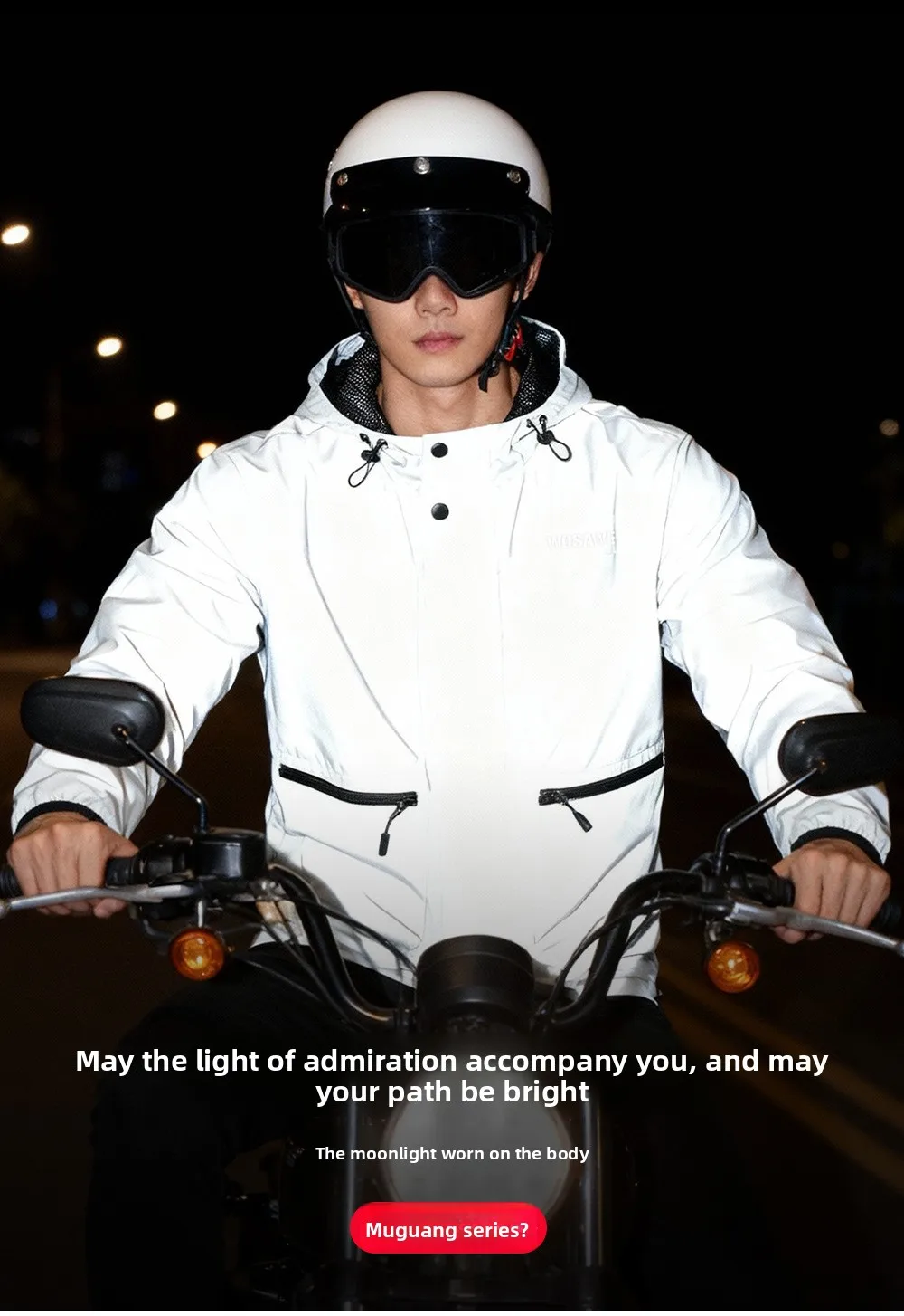 سترة رجالية من WOSAWE مع غطاء للرأس ومقاومة للماء والرياح للرجال والنساء، مناسبة لركوب الدراجات والمشي لمسافات طويلة والجري، سترة بأسلوب الهيب هوب سترة رجالية من WOSAWE مع غطاء للرأس ومقاومة للماء والرياح للرجال والنساء، مناسبة لركوب الدراجات والمشي لمسافات طويلة والجري، سترة بأسلوب الهيب هوب