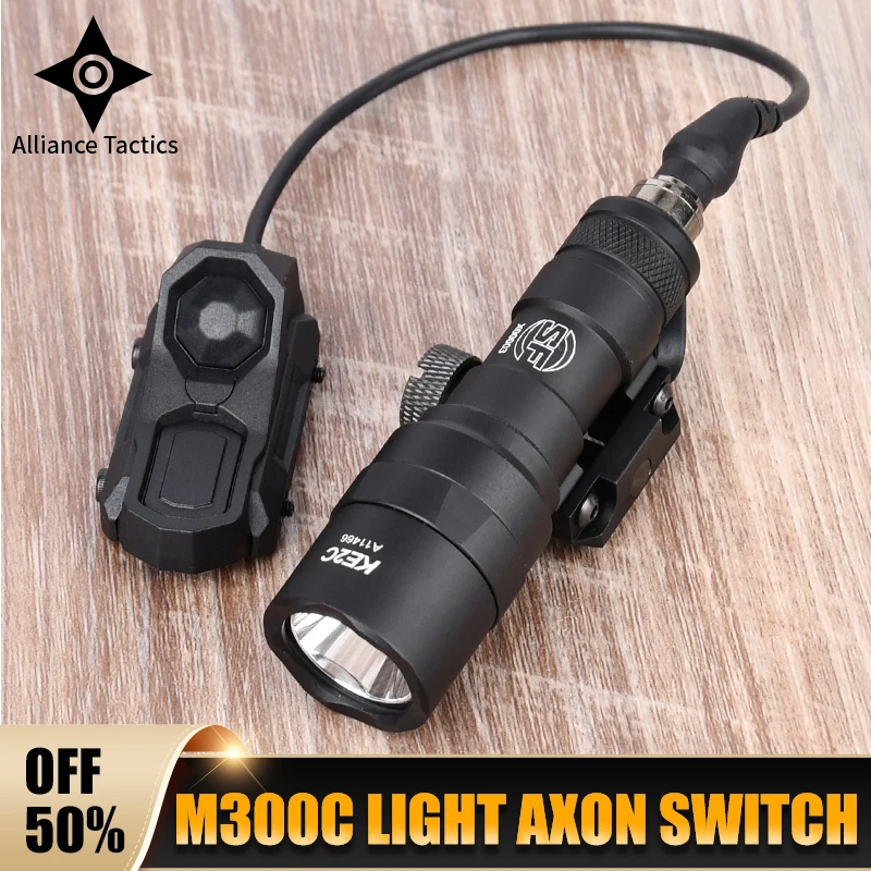 Surefir Metal M300 M300C Flashlight Wadsn Hunting Outdoor Weapon Lamp Fit 20mm Picatinny Rail AXON Switch
Surefir Metal M300 M300C Flashlight Wadsn Hunting Outdoor Weapon Lamp Fit 20mm Picatinny Rail AXON Switch
