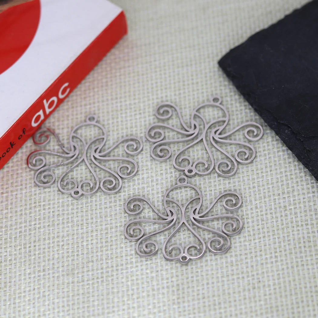 3PCS Simple octopus pendant DIY Stainless Steel Gift For Women Men Charm Pendant For Bracelet Jewelry Findings
3PCS Simple octopus pendant DIY Stainless Steel Gift For Women Men Charm Pendant For Bracelet Jewelry Findings