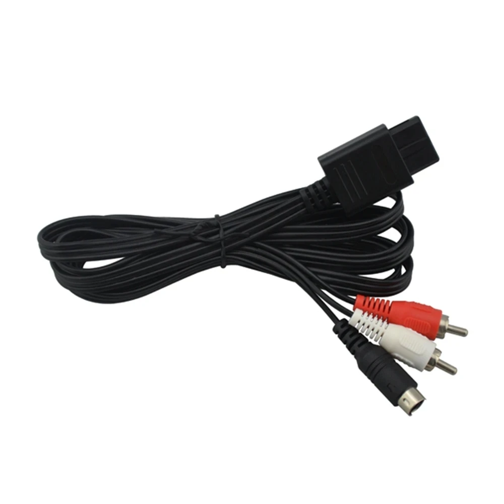 Новый S видеокабель для Nintendo SNES N64 GameCube SVHS, красный, белый S-видео S-VHS
Новый S видеокабель для Nintendo SNES N64 GameCube SVHS, красный, белый S-видео S-VHS