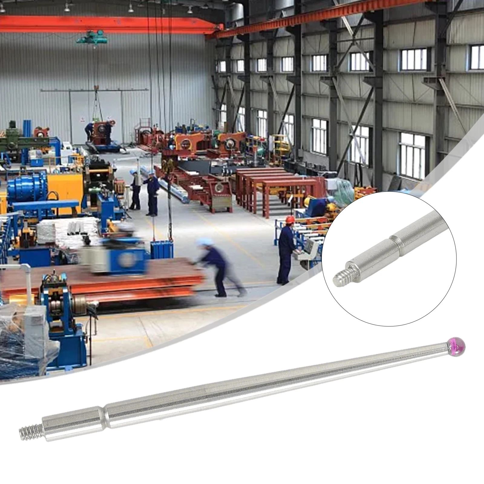 Contact Points Probe For Dial Test Indicator M1.6 Threaded Shank 21CZA211 Contacts 2mm Diameter Ru By Ball For 513-115
Contact Points Probe For Dial Test Indicator M1.6 Threaded Shank 21CZA211 Contacts 2mm Diameter Ru By Ball For 513-115