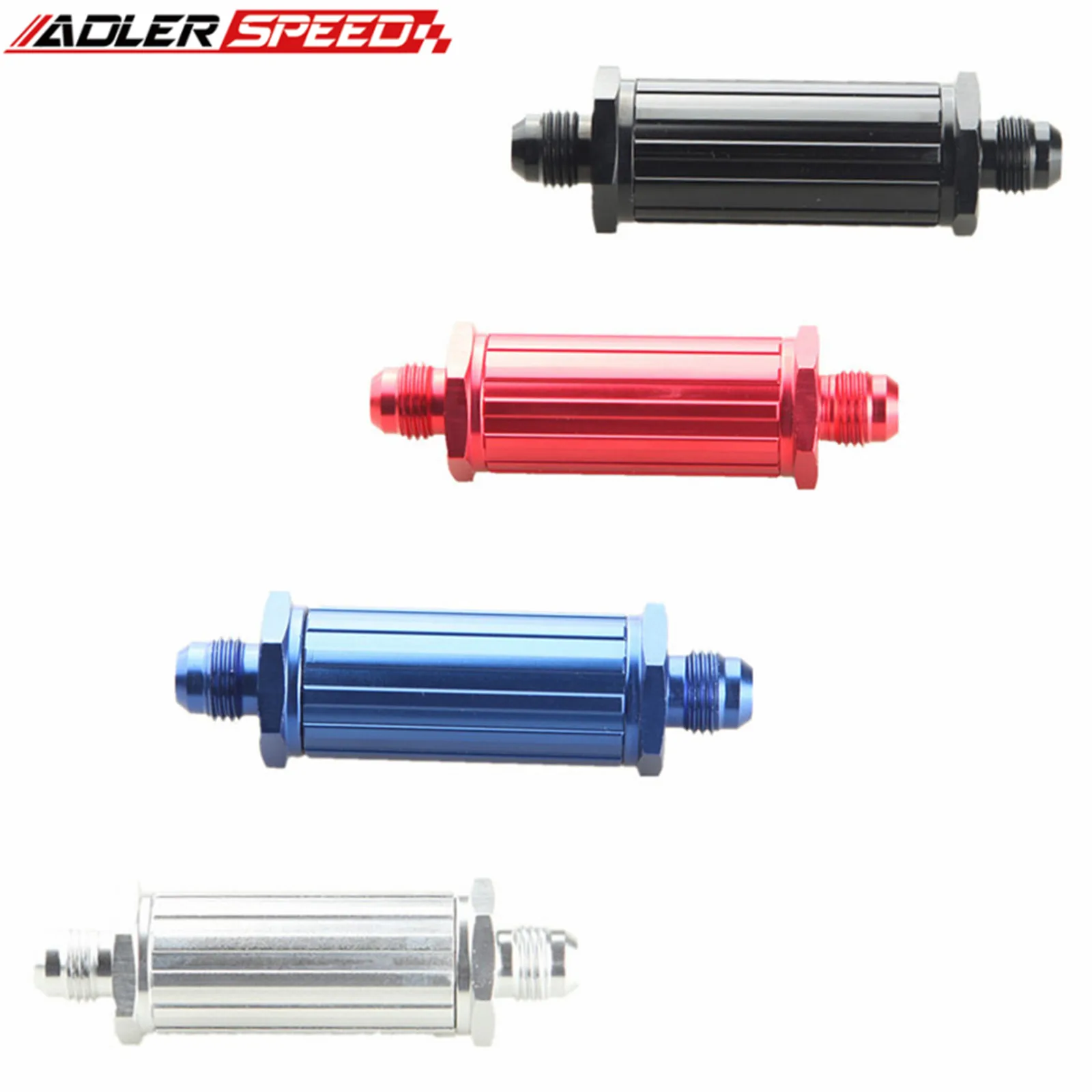 AN-8 AN8 8AN Billet Magnetic Fuel Filter 150 Micron Black/Silver/Red/Blue Anodised
AN-8 AN8 8AN Billet Magnetic Fuel Filter 150 Micron Black/Silver/Red/Blue Anodised