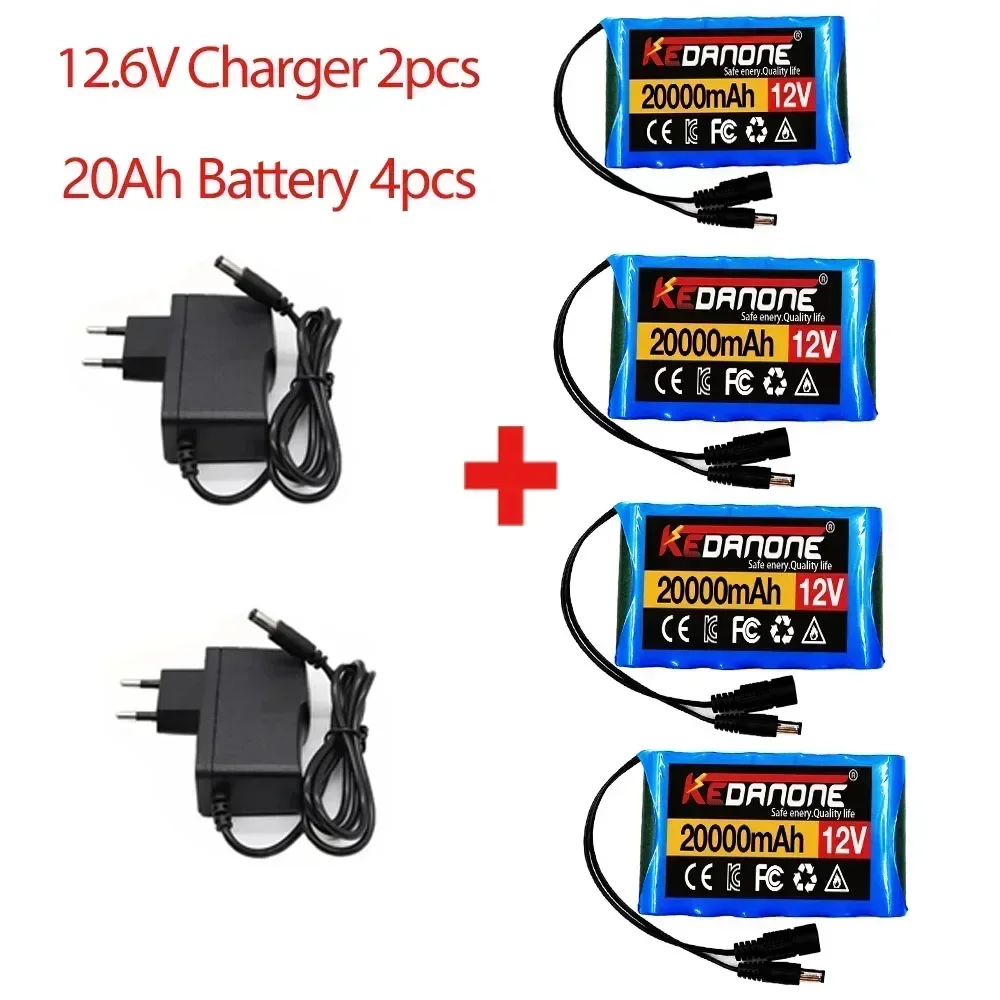 NEW 12V 20000mah Portable Super Battery Rechargeable Lithium Ion Battery Pack Capacity DC 20Ah CCTV Cam Monitor + 12.6V Charger
NEW 12V 20000mah Portable Super Battery Rechargeable Lithium Ion Battery Pack Capacity DC 20Ah CCTV Cam Monitor + 12.6V Charger