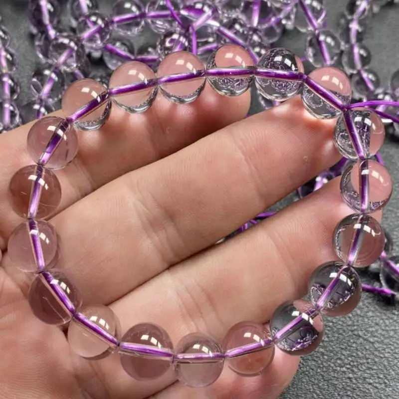 7 MM Natural Pure Amethyst Beads Cuff Men's Bracelet Elastic Elegant Party Fabric Handmade Adjustable Fashionistas Classic Women
7 MM Natural Pure Amethyst Beads Cuff Men's Bracelet Elastic Elegant Party Fabric Handmade Adjustable Fashionistas Classic Women