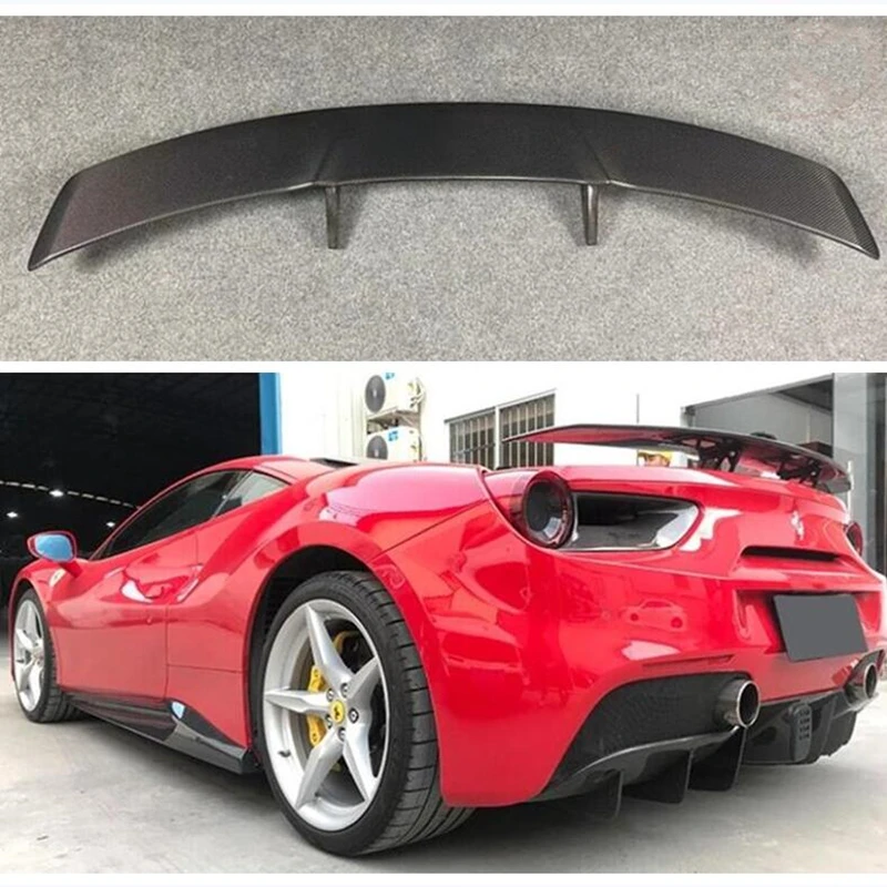 High Quality Real Carbon Fiber Spoiler For Ferrari 488 2015-No REAR WING TRUNK LIP SPOILERS
High Quality Real Carbon Fiber Spoiler For Ferrari 488 2015-No REAR WING TRUNK LIP SPOILERS