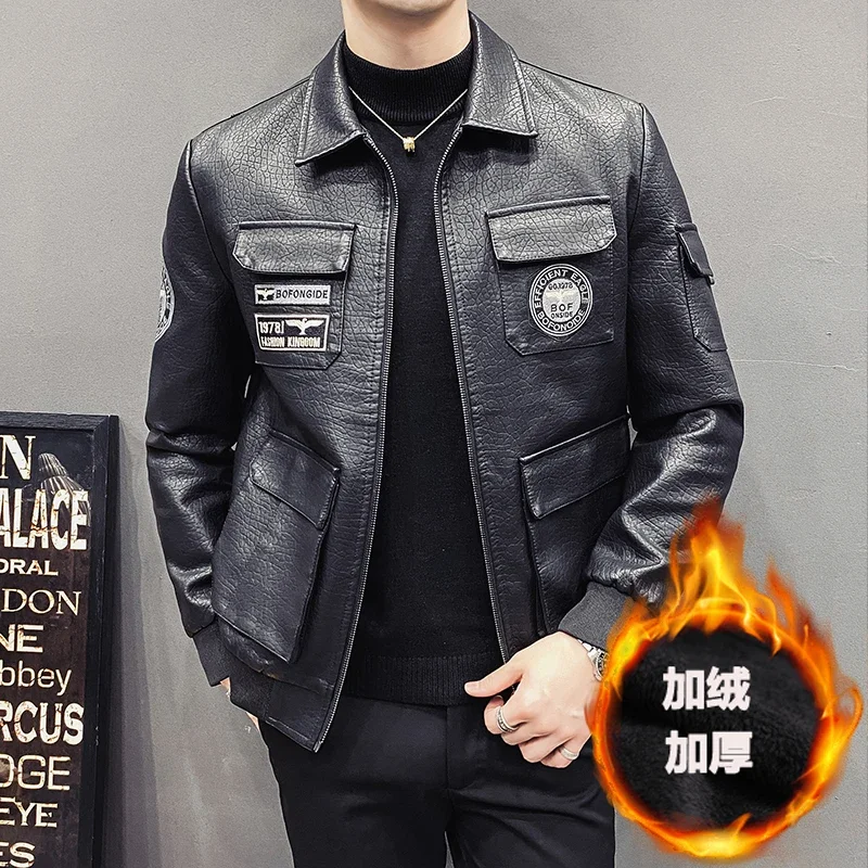 2024 New Men's Leather Jackets Autumn Winter Casual Motorcycle PU Jacket Biker Leather Coats Brand Clothing Plus size S-5XL
2024 New Men's Leather Jackets Autumn Winter Casual Motorcycle PU Jacket Biker Leather Coats Brand Clothing Plus size S-5XL