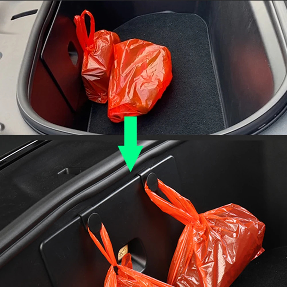 High Quality Trunk Hook Hanger Front Grocery Bag Cargo Hook Holder Hooker 2Pcs Black Car Part For Tesla Model Y
High Quality Trunk Hook Hanger Front Grocery Bag Cargo Hook Holder Hooker 2Pcs Black Car Part For Tesla Model Y