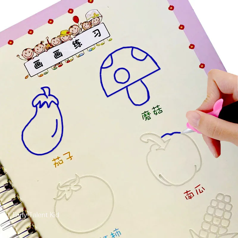 Learn Math Paining Chinese English Book Copybooks Learning Education Books for Kid School Books for Reuse Writing Work for Child
Learn Math Paining Chinese English Book Copybooks Learning Education Books for Kid School Books for Reuse Writing Work for Child