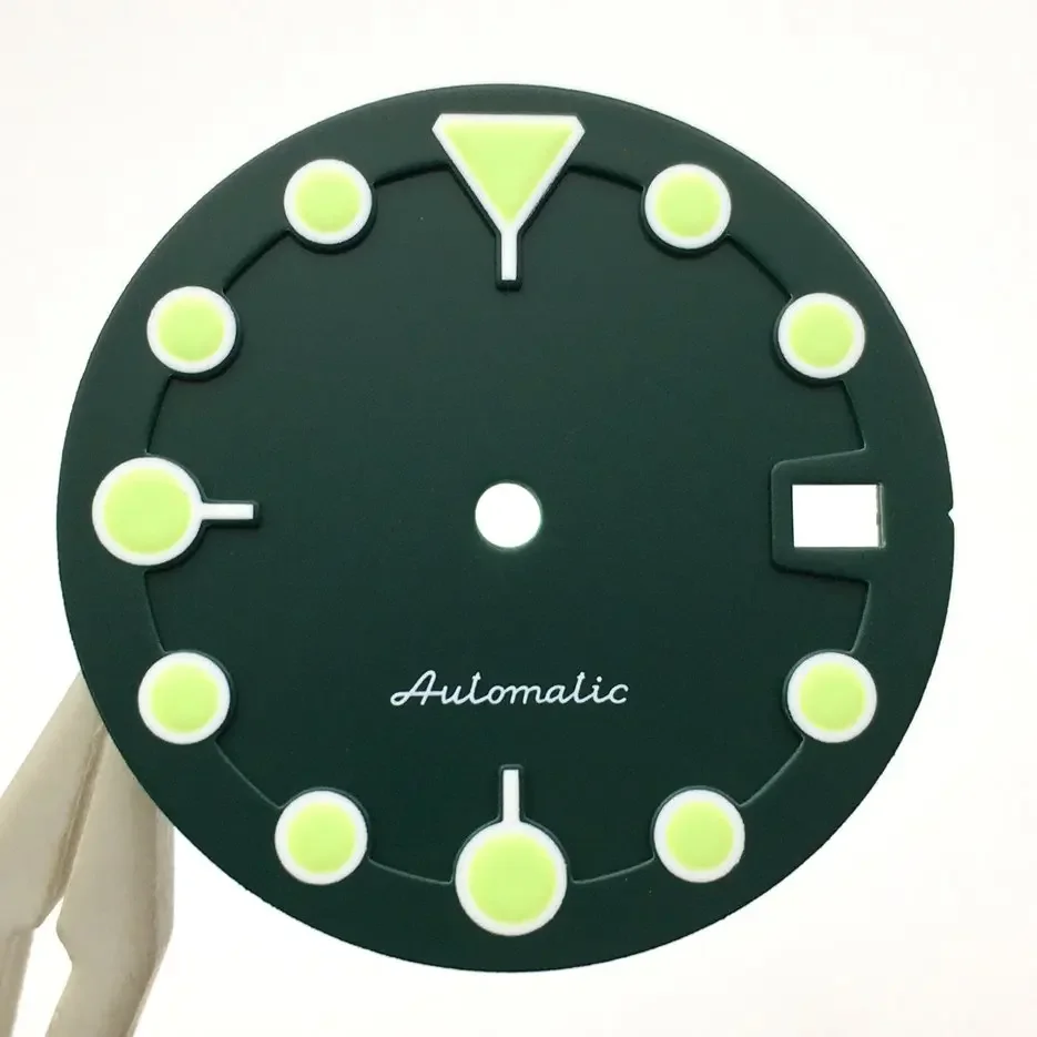 28.5mm NH35A Watch Dial C3 Green Luminous Dial for SKX007 NH35A Automatic Movement SKX007 Single Calendar Watch Dial
28.5mm NH35A Watch Dial C3 Green Luminous Dial for SKX007 NH35A Automatic Movement SKX007 Single Calendar Watch Dial