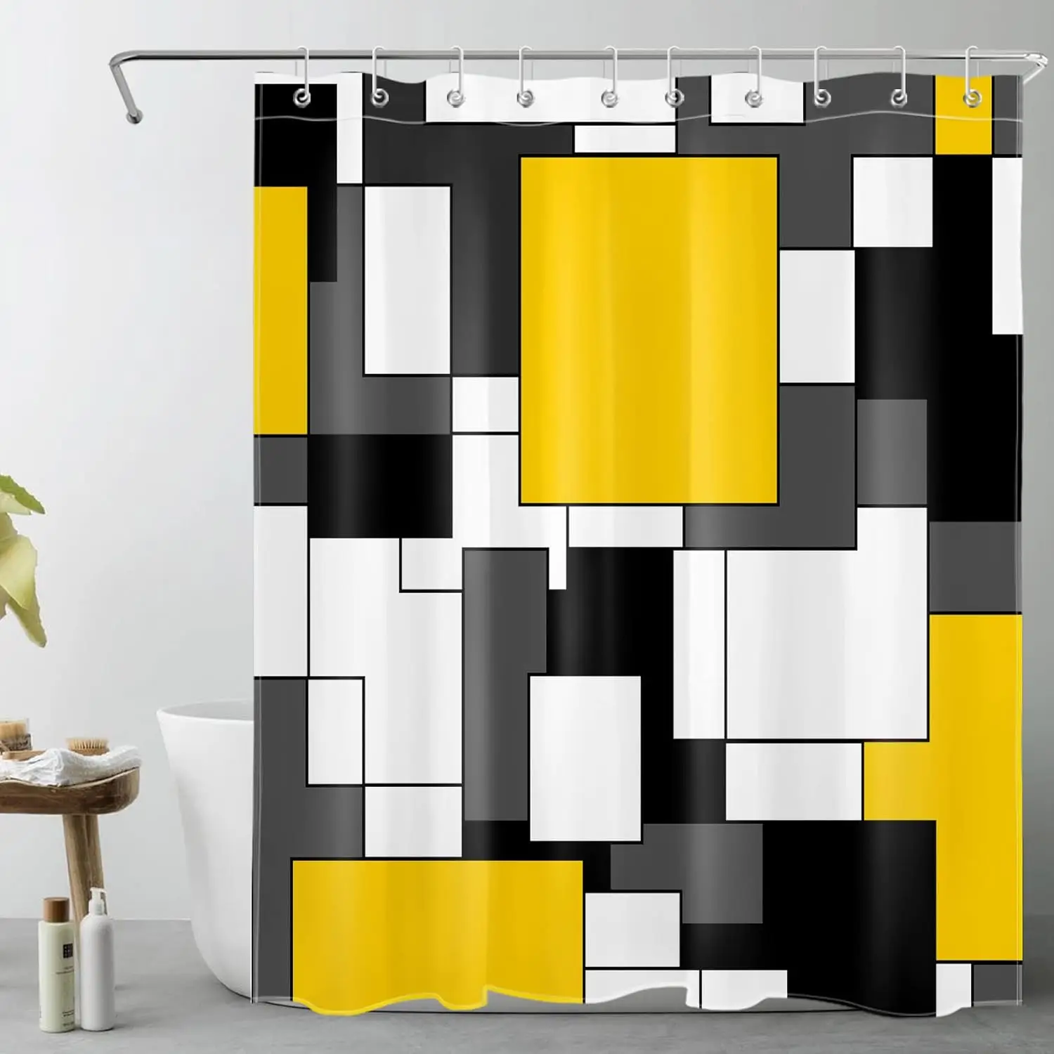 Geometric Pattern Shower Curtain plaid striped Shower curtain Bathroom Waterproof polyester Home Decor Curtains
Geometric Pattern Shower Curtain plaid striped Shower curtain Bathroom Waterproof polyester Home Decor Curtains